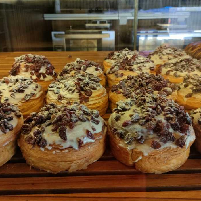 

Sourdough Cranberry Cream Cheesebun Danish