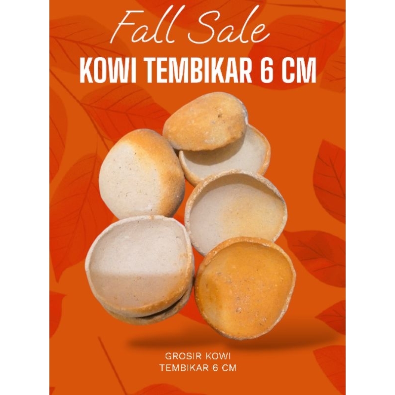 GROSIR (1 Dus ) KOWI TEMBIKAR PADANG 5,5  CM ISI 100 PCS