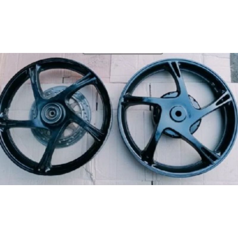 Velg Pelg Peleng Depan Belakang Yamaha Xeon Karbu Xeon RC Xeon GT 125 Original