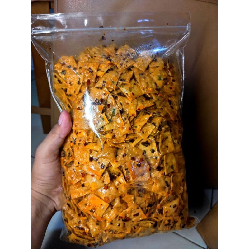 

Keripik Pangsit Sultan Pedas Daun Jeruk 500/1000gr