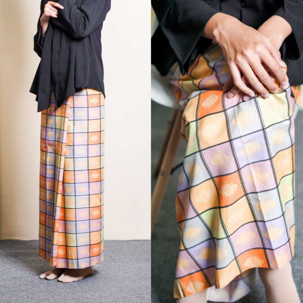 Sarung Bugis Adat Makasar / Sarung Baju Bodo / Sarung Kotak Khas Makasar