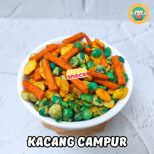 

Nycyta Home Kacang Campur Mix 1Kg Pedas Manis Gurih Cemilan Snack