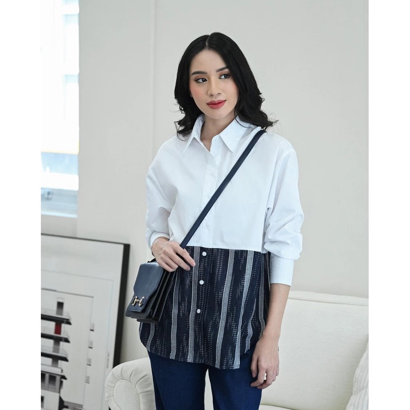 Geulis.id Rochele kemeja atasan by geulis.id