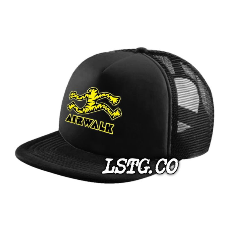 Topi Snapback Jaring Airwalk / Topi Jaring / Topi Trucker Snapback / Topi Trucker / Topi Distro / To