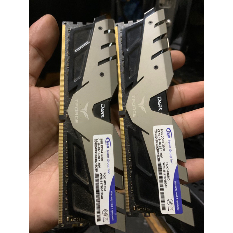 RAM DARK T FORCE DDR 4 16GB (2 x 8) 3000MHz