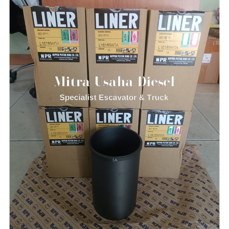 Liner / Boring Mitsubishi fuso Ganjo 6D16T PS220/ L16189AGA/NPR Japan