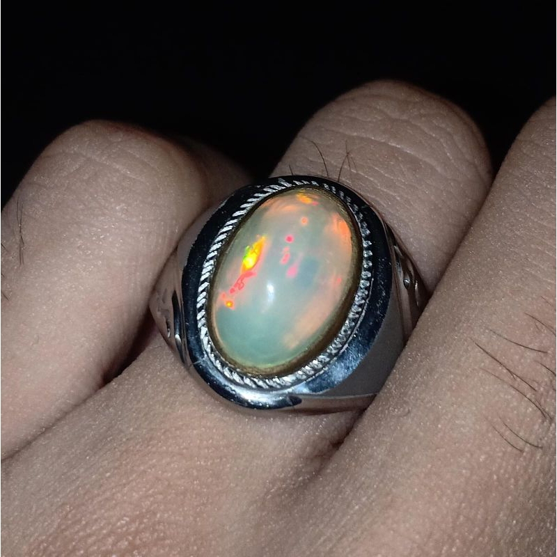 BATU CINCIN KALIMAYA KRISTAL SUSU ASLI NATURAL TOP QUALITY JARONG