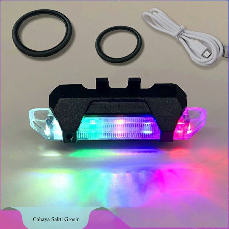 Best Product Lampu Sepeda warna warni Lampu LayanglayangLampu Belakang Sepeda