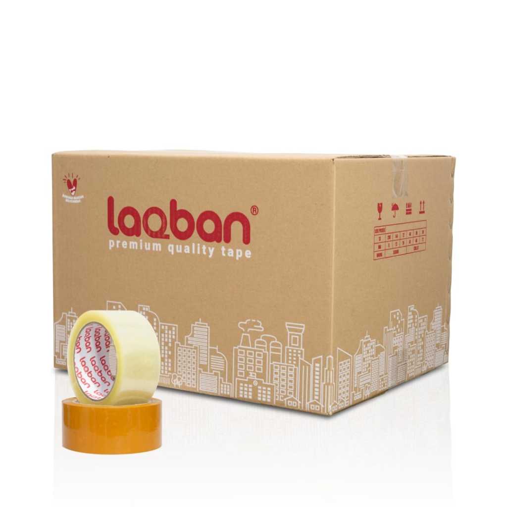 

Lakban OPP Tape 2 Inch Bening / Coklat 90 Yard x 45 dan 48 Mm x 45 Micron Kualitas Terbaik 1 Kardus