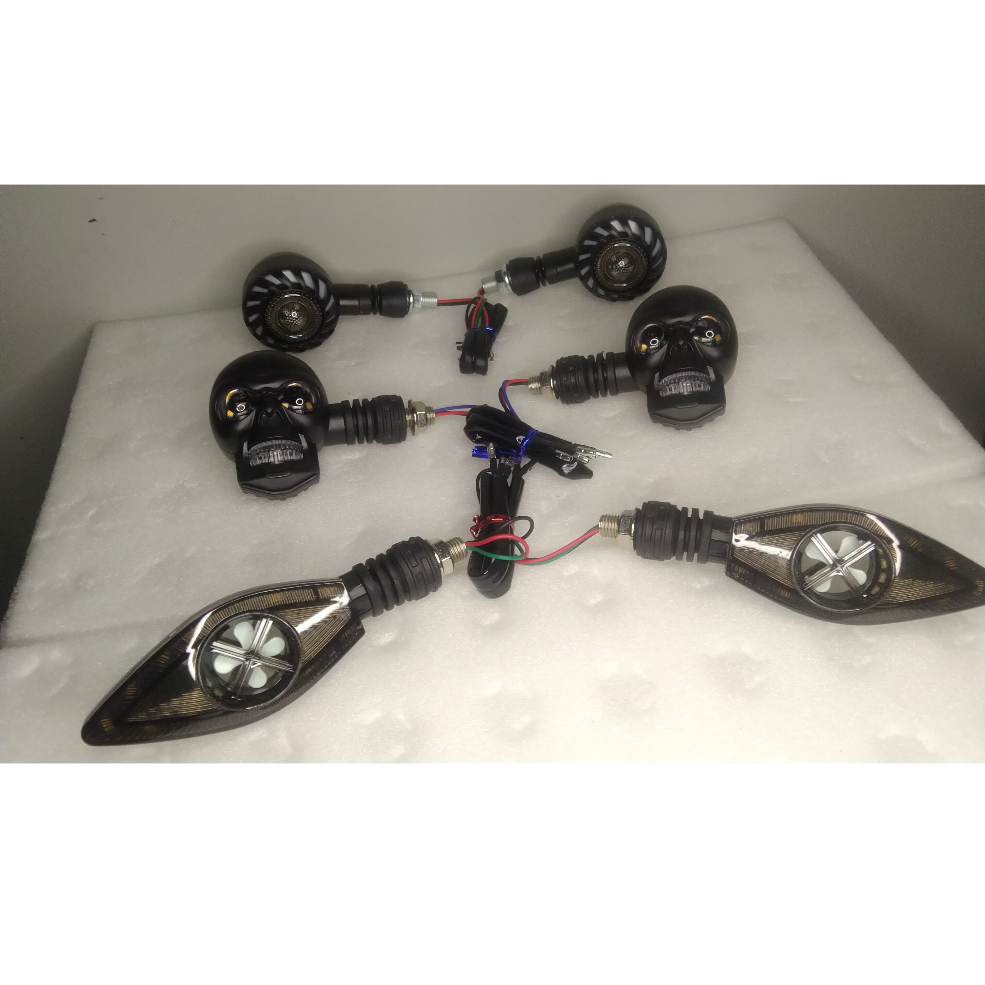 LAMPU SEN MODEL TENGKORAK, PANAH, BULAT LAMPU SEIN KLASIK