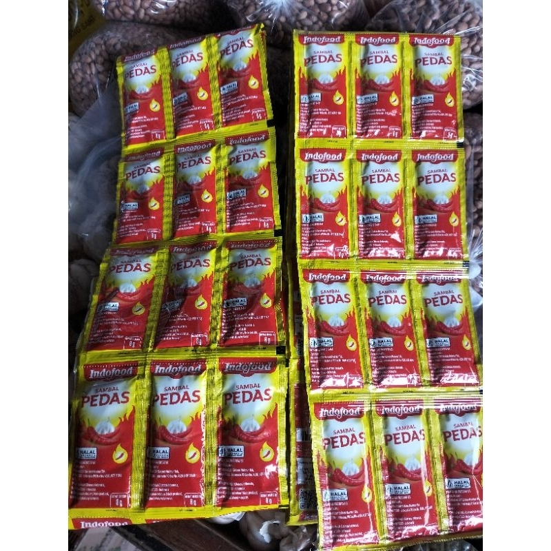 

Indofood saus Sambal pedas 8gr isi 36pcs