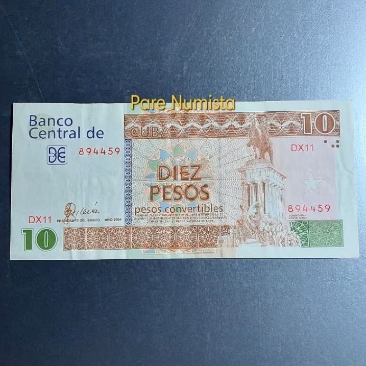 Koleksi Unik Kuno Langka Asing 1 Pesos Cuba Tahun 2004