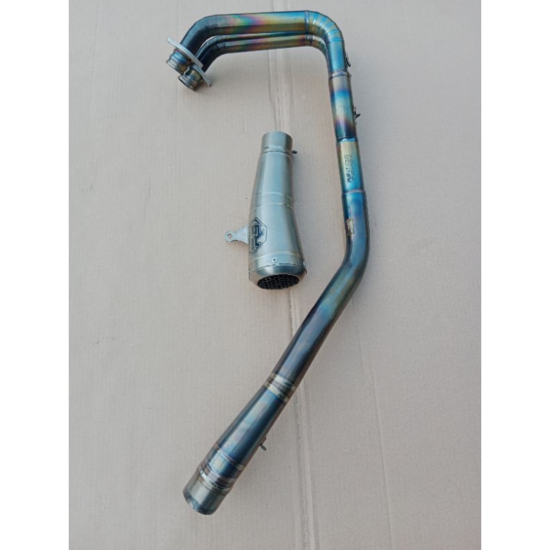 knalpot r9 gp titanium full sistem cbr 250rr