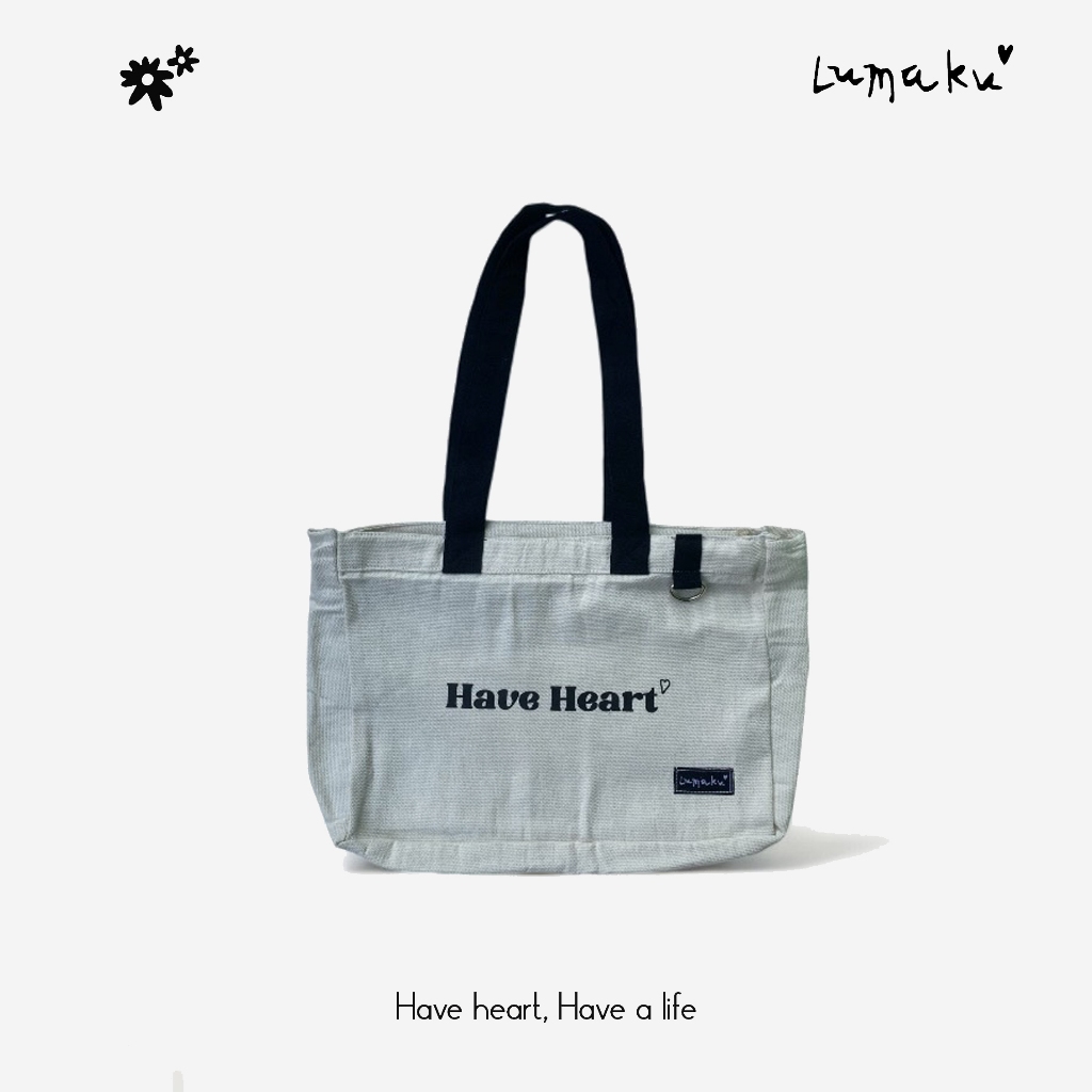 Canvas Totebag “Have Heart” I LUMAKU