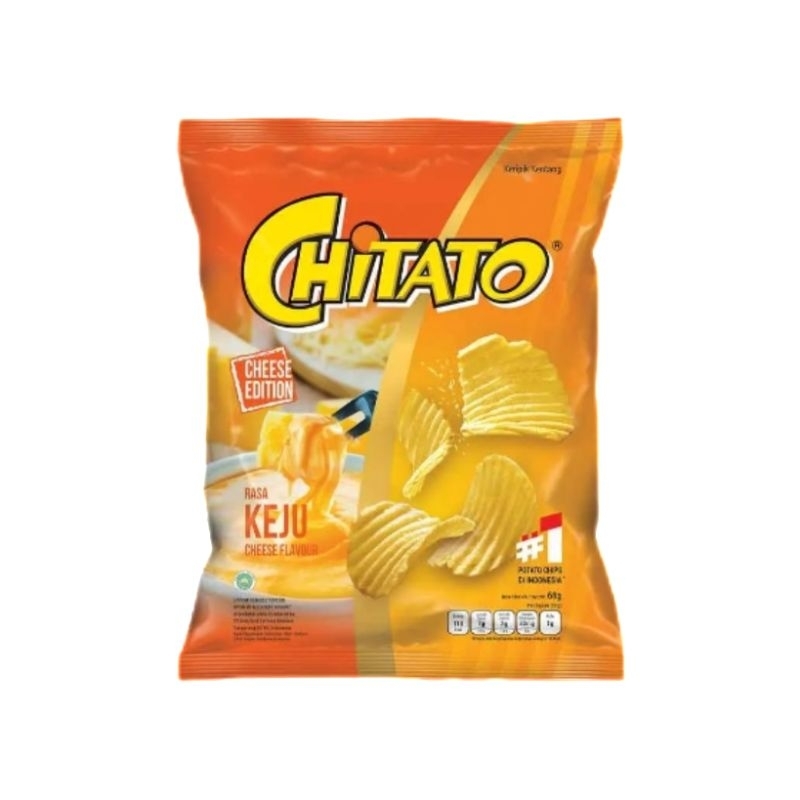 

Chitato Snack Potato Chips Cheese Supreme 68G