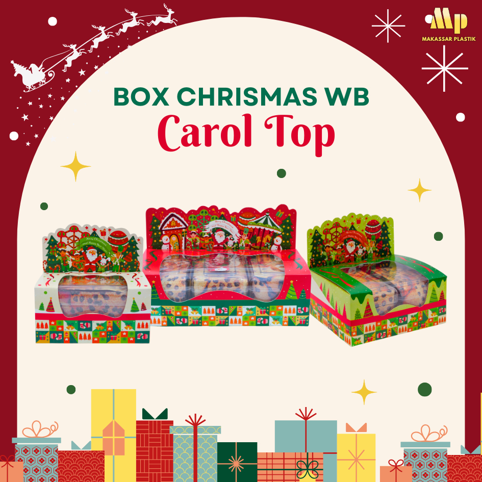 

BOX CHRISTMAS WB CAROL TOP / BOX HAMPERS KUE / DOS HAMPERS NATAL @10 LBR