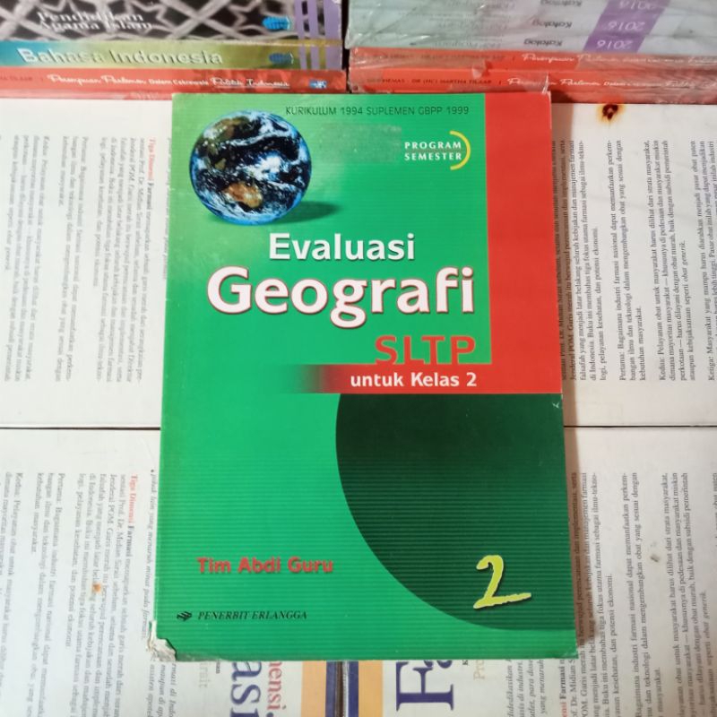 EVALUASI GEOGRAFI SLTP UNTUK KELAS 2