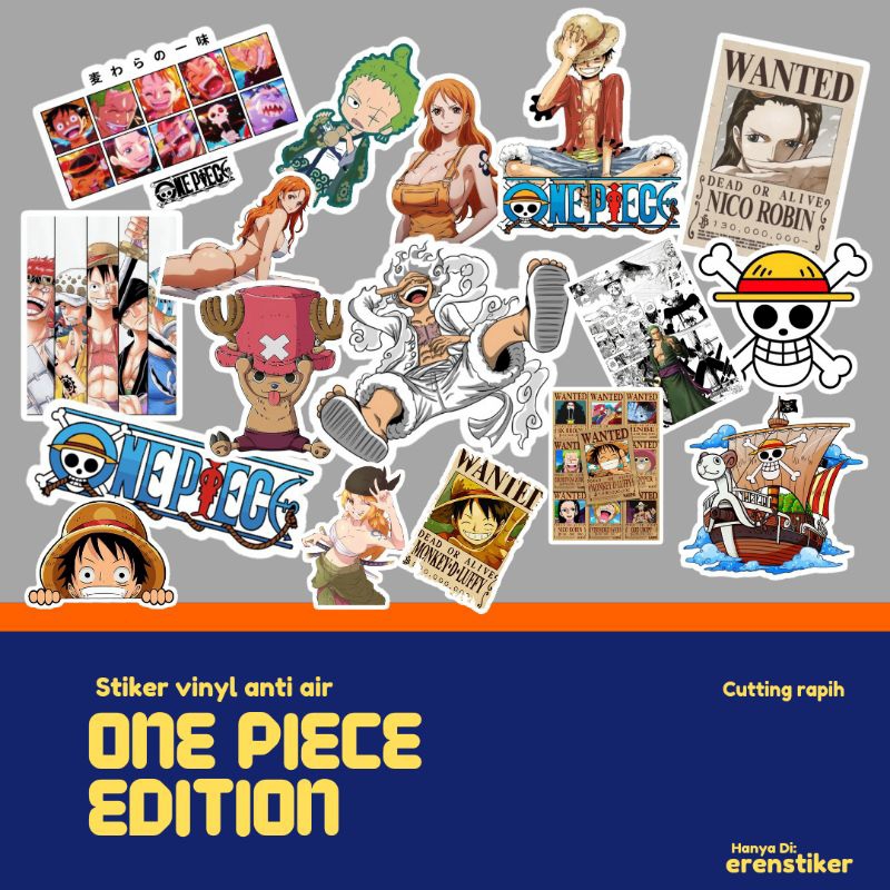 

stiker vinyl anti air karakter edisi one piece, stiker hp, stiker anime, stiker Tumblr