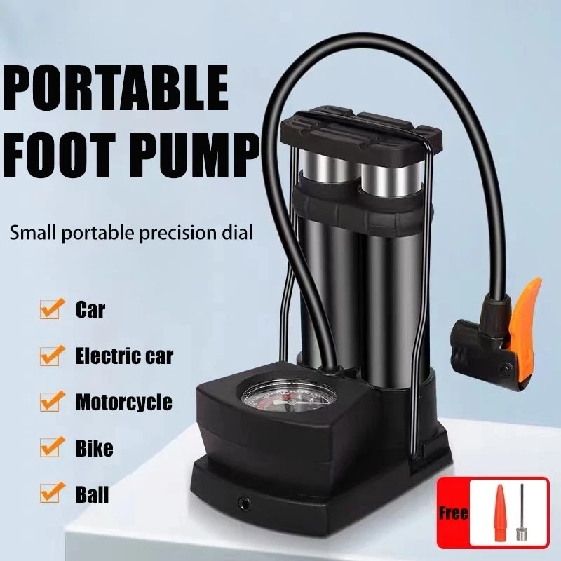 Pompa Angin Kaki/Pompa Kaki/Pompa Ban Mini Foot Pump Portable High Pressure Pompa Angin Kaki Untuk b