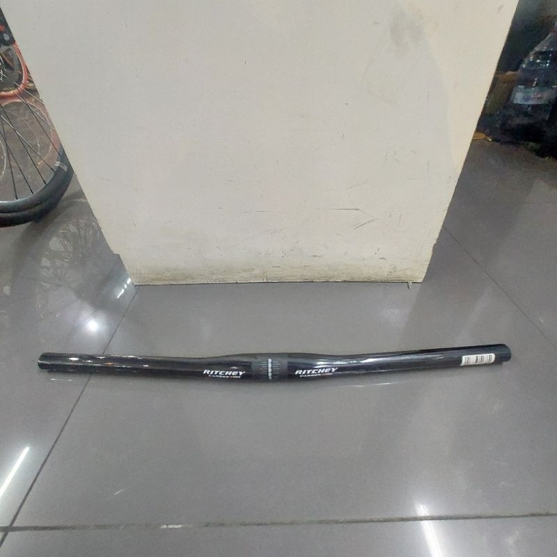 Handlebar Flat Ritchey Wcs 31.8 Oversize 580mm Carbon Original Setang Sepeda