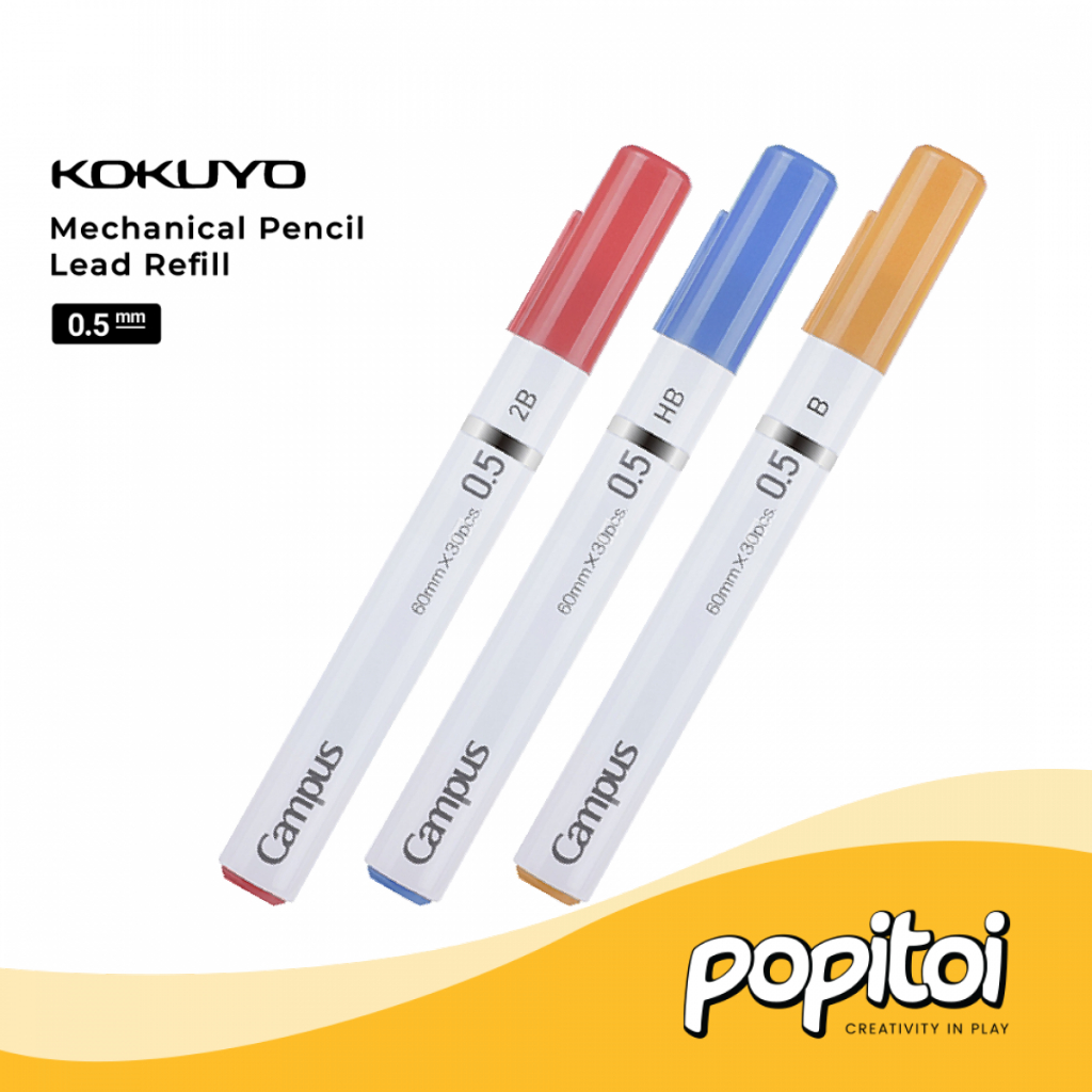 

Kokuyo Activity Lead Mechanical Pencil Refill 0.5 mm Refil Isi Ulang Pensil Mekanik