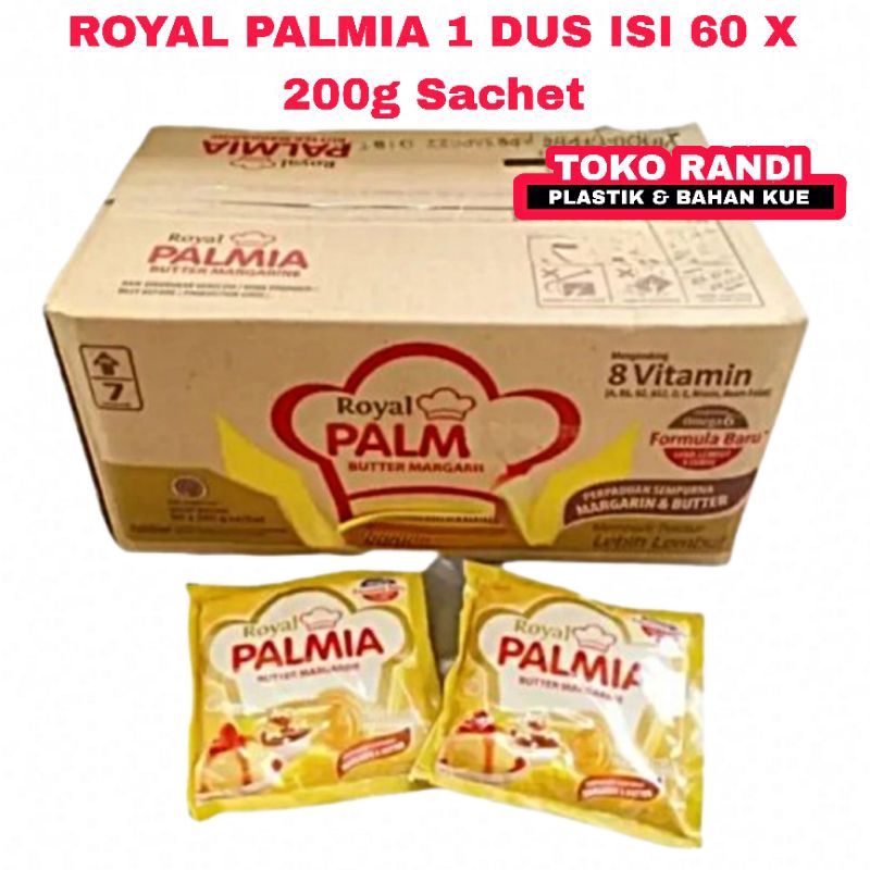 

ROYAL PALMIA BUTTER MARGARINE 1 Dus 60 x 200g Sachet