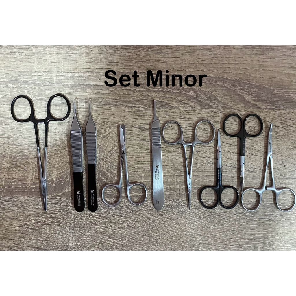 Instrument Minor Set / instrumen bedah minor