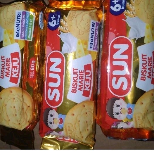 SUN Biskuit Marie Susu 80gr//150gr
