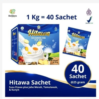 

Susu Etawa Hitawa Plus Jahe PerBox 40 Sachet