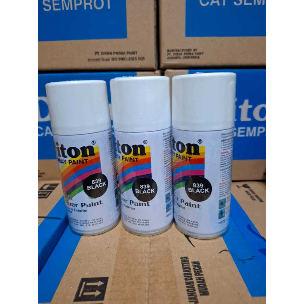 Cat Pilox DITON Black Glossy 839 150cc
