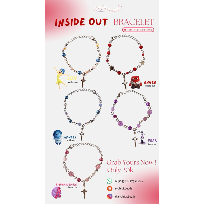 inside out bracelet