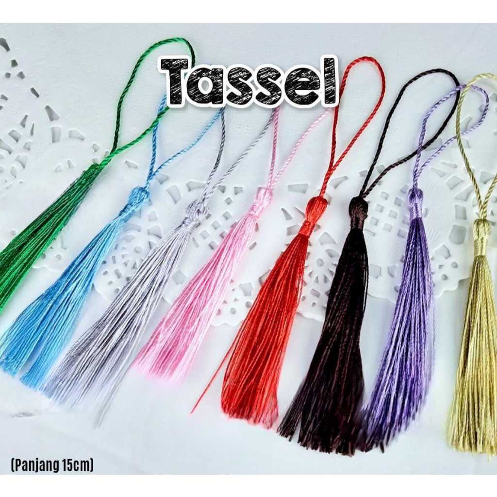 

Tassel Rumbai Tali| Tassel Hampers| Tassel Knot (1 Pak 10 Pcs)