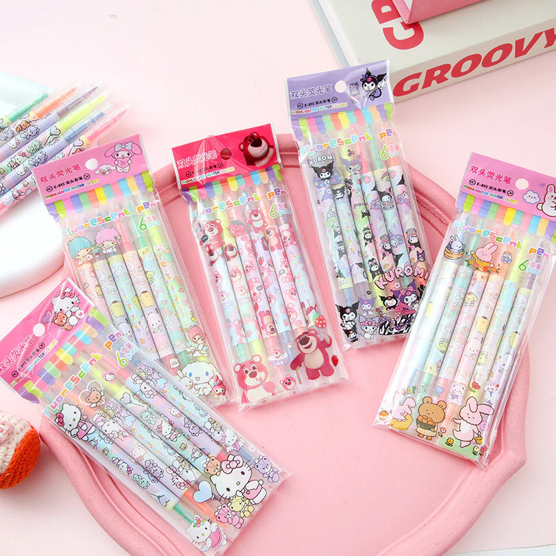 

1 SET Stabilo Warna Warni / Stabilo 6 Warna