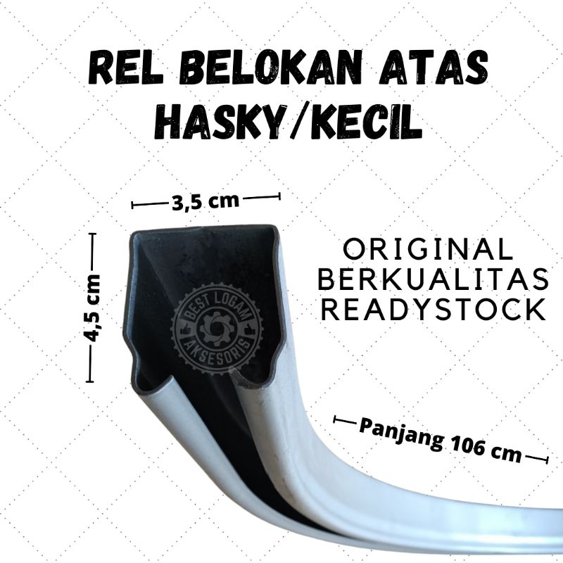 Rel belokan atas pintu besi rel tikungan pintu lipat sliding - Kecil