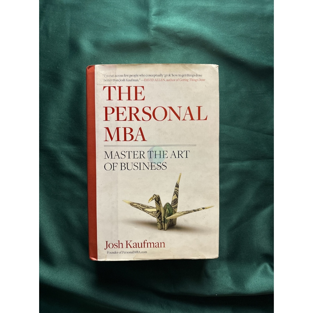 PRELOVED - Novel/Buku The Personal MBA - Josh Kaufman (HC)
