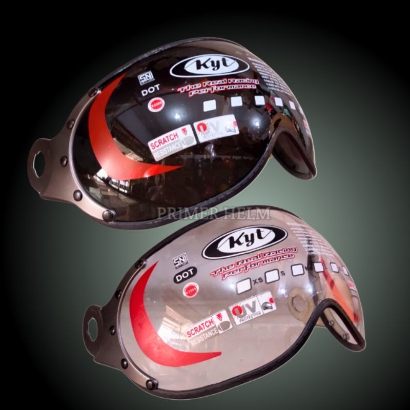 Kaca helm kyt retro/elsico original