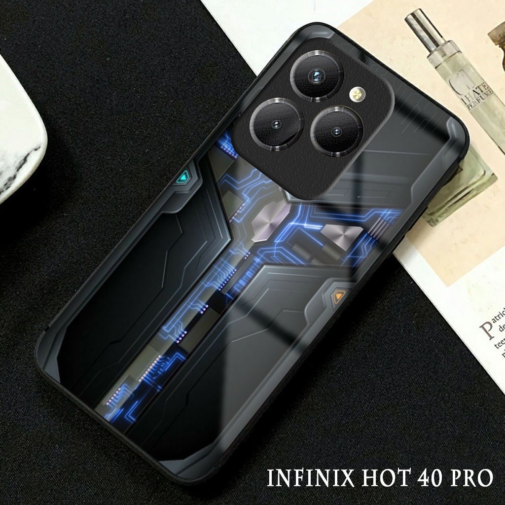 Softcase Glossy Glass Infinix Hot 40 Pro Terbaru [ GC1] Casing Handphone Infinix Hot 40 - Pelindung 