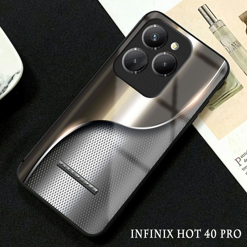 Softcase Glossy Glass Infinix Hot 40 Pro Terbaru [GC4 ] Casing Handphone Infinix Hot 40 - Pelindung 