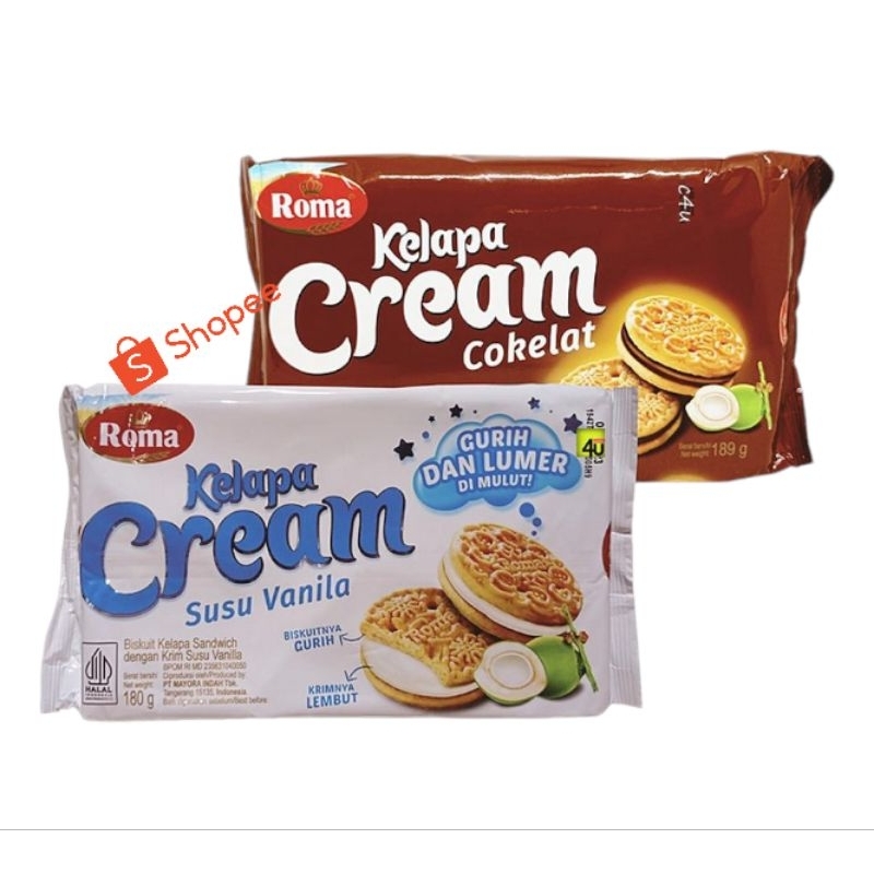 

Biskuit Roma Kelapa Cream 180 gram