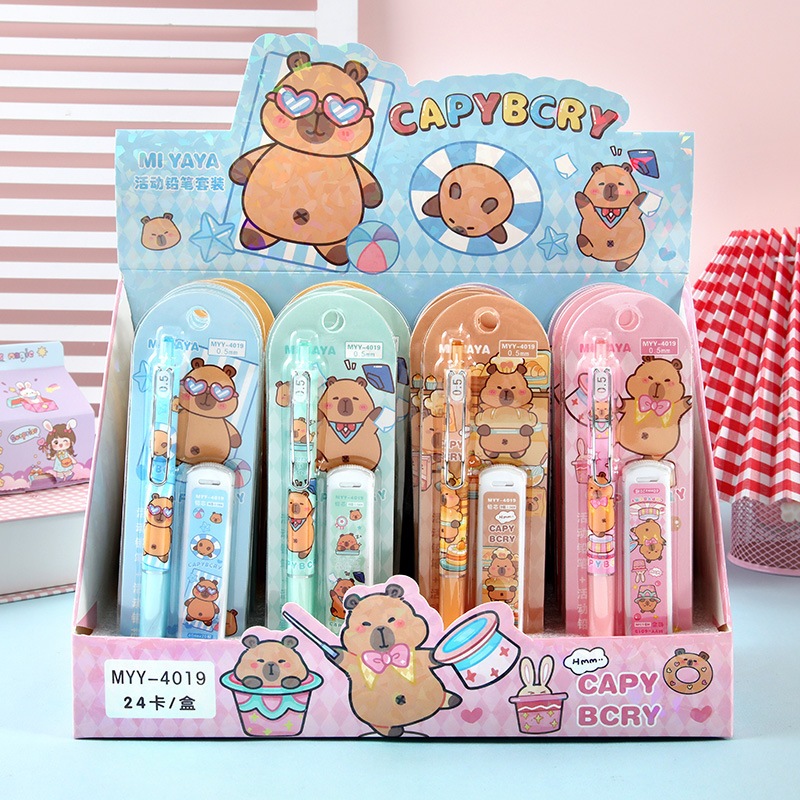 

SET PENSIL MEKANIK DAN ISI PENSIL CAPYBARA 0.5MM | PENSIL CETEK CAPYBARA | PENSIL ISI CAPIBARA | ALAT TULIS SEKOLAH | ALAT TULIS KANTOR | PERALATAN SEKOLAH | PERLENGKAPAN SEKOLAH | CAPYBARA CAPY BARA | CAPI BARA | CAPIBARA @wallpaper_dbest