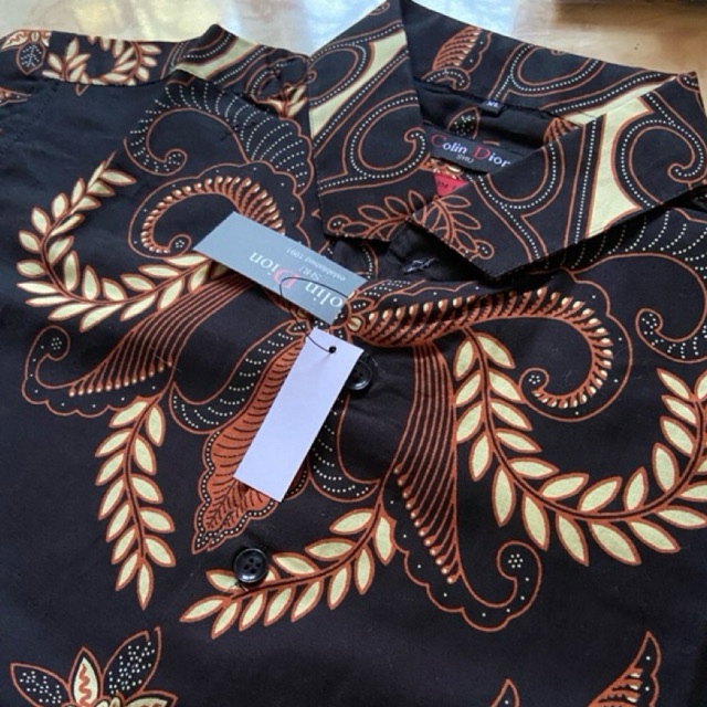 Kemeja Batik lengan pendek pria SLIM FIT