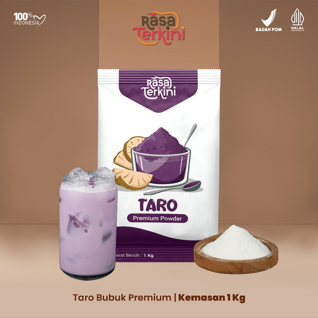 

Bubuk Minuman Taro - Rasa Terkini Kemasan 1 Kg