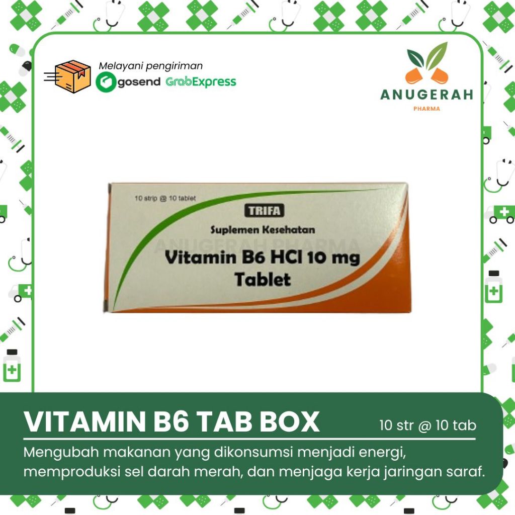 Vitamin B6 Box isi 100 Trifa