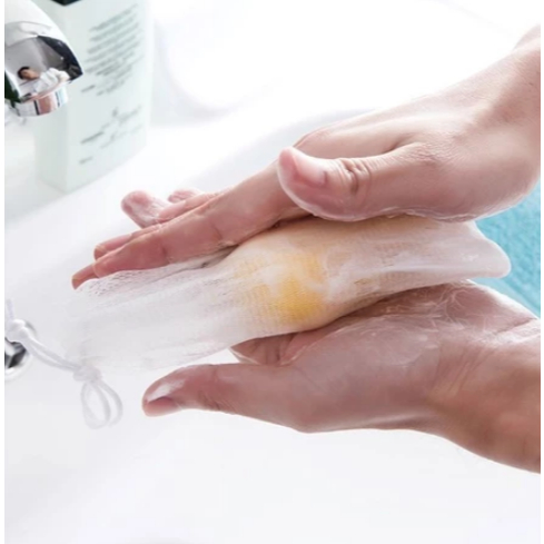 Tempat Sabun Jaring untuk Wadah Sabun Batang Mandi sebagai Pembersih Daki dan Kotoran