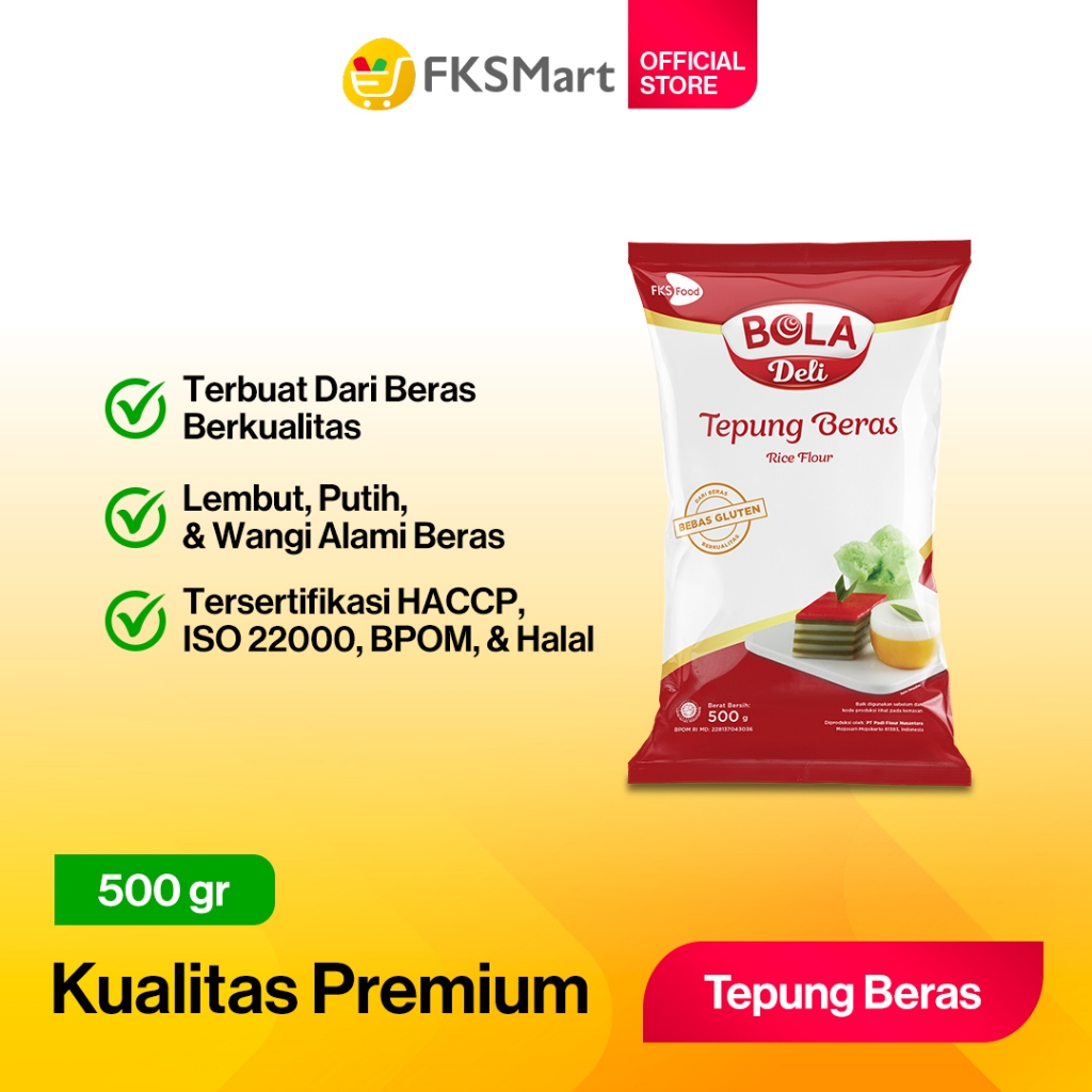 

BOLA Deli Tepung Beras 500 gr