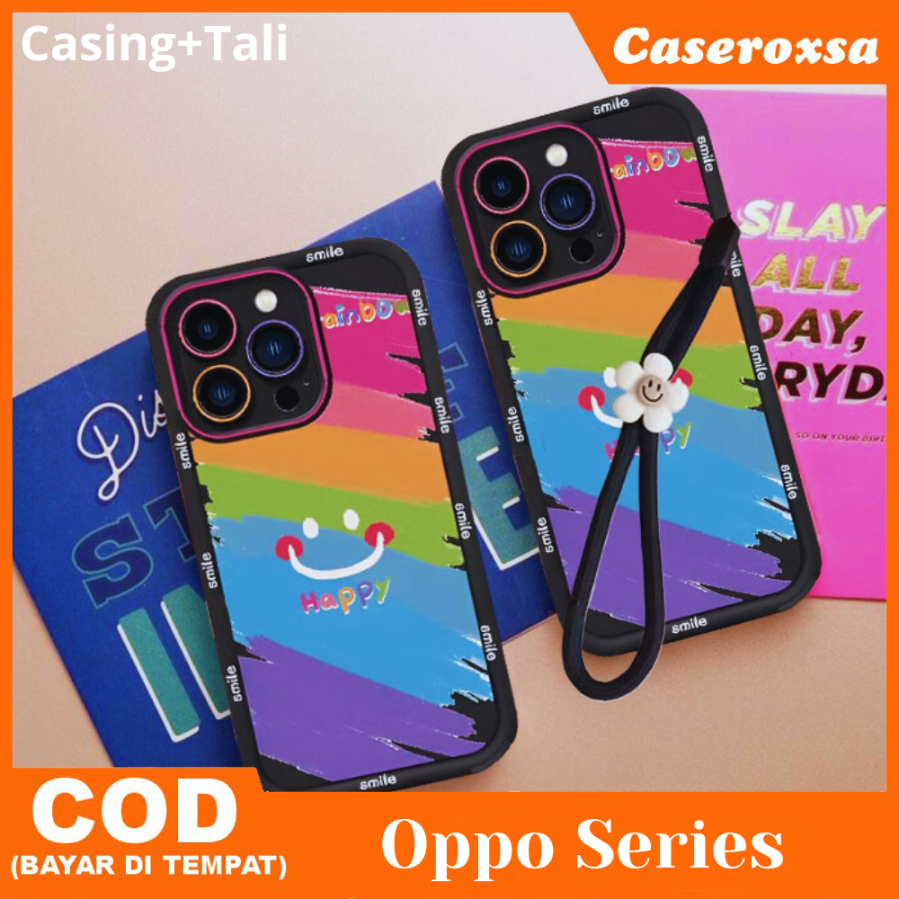 Case Oppo A1k A5S A5 2020 A7 A9 2020 A11K A12 A15 A15S A16 A16S A17 A17K A18 A38 A54S F9 Casing Moti