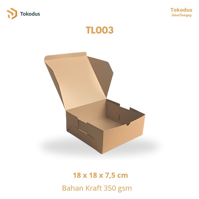

Dus Nasi Kotak Uk. 18x18x7,5 cm