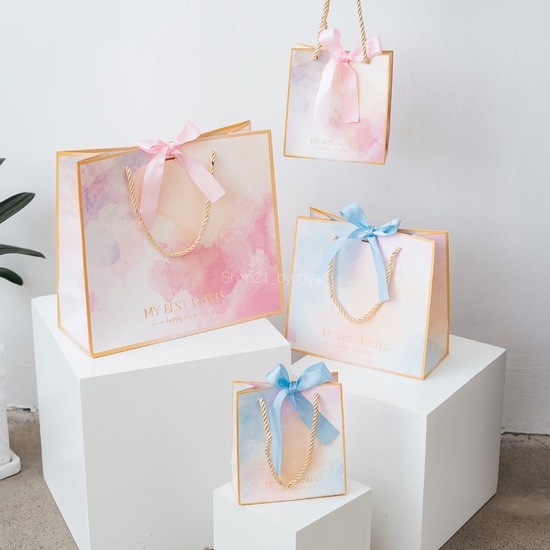 

bag paper bag gift tas kado kertas goodie bag medium 22x20x10cm AGM