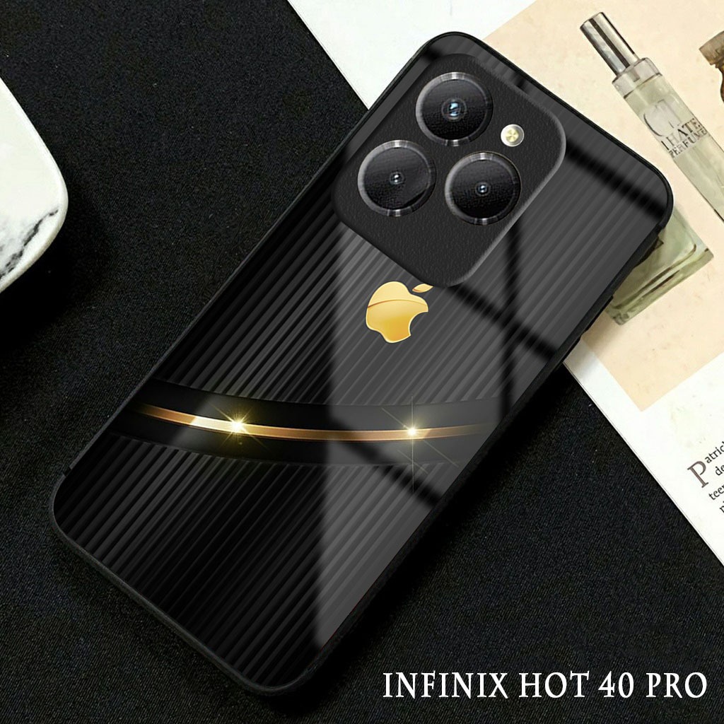 Softcase Glossy Glass Infinix Hot 40 Pro Terbaru [GC17 ] Casing Handphone Infinix Hot 40 - Pelindung