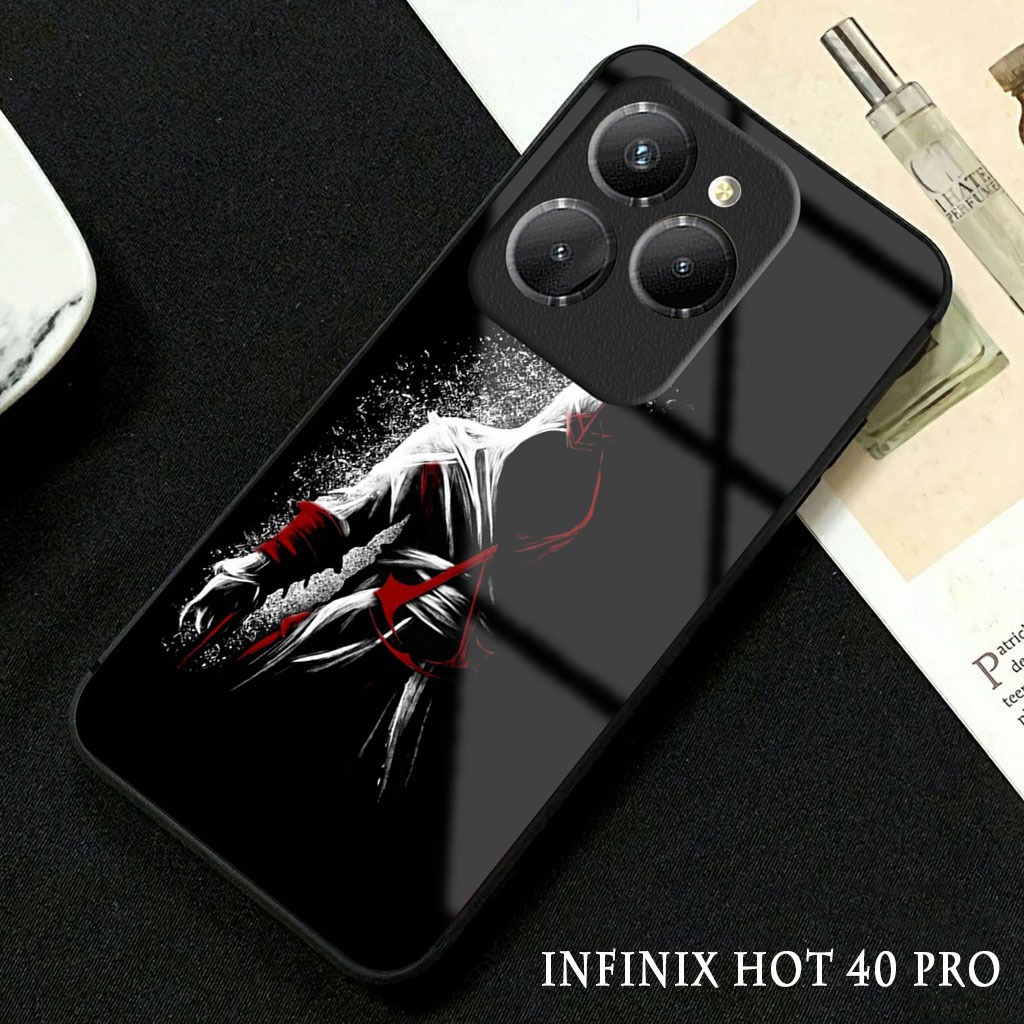 Softcase Glossy Glass Infinix Hot 40 Pro Terbaru [GC26 ] Casing Handphone Infinix Hot 40 - Pelindung
